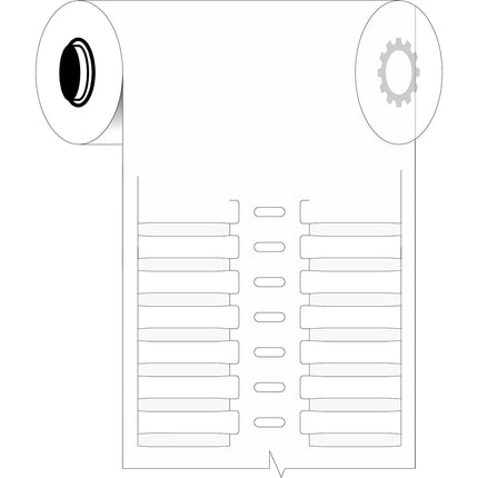 Rigid DuraSleeve Wire Marking Inserts for i3300 Printers