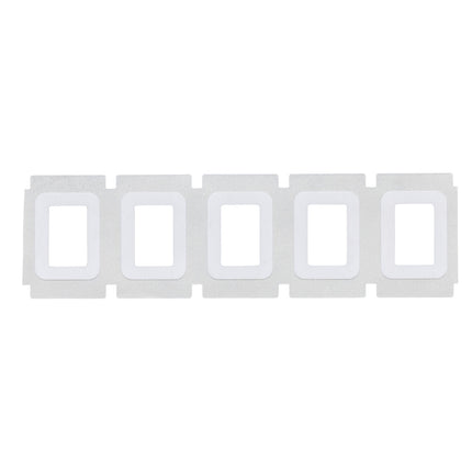 One Step Protect Backside Printed Clear Polyester Labels with White Adhesive Border for B33 Printers 195 mm x 254 mm
