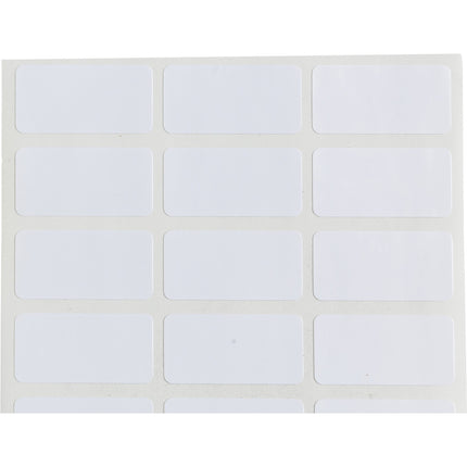 B33 Series White Polyester with Permanent Acrylic Adhesive Labels