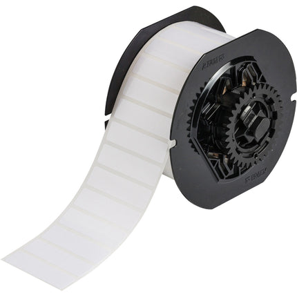 B33 Series Glossy White Polyester Component and Barcode Labels