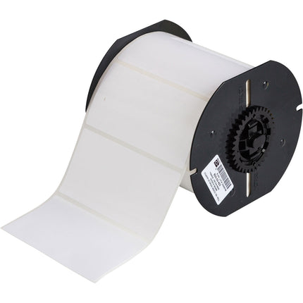 B33 Series Glossy White Polyester Component and Barcode Labels
