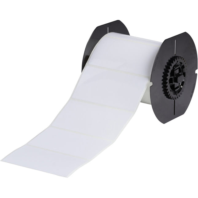 B33 Series Flexible White Polyester with Permanent Rubberbased Adhesive Labels