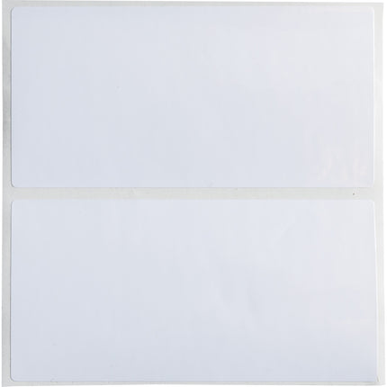B33 Series White Polyester with Permanent Rubberbased Adhesive Labels