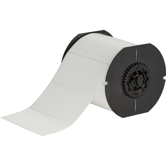B33 Series Matt White Polyester Labels with min 25 recycled content