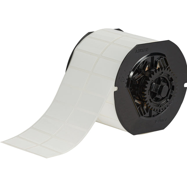 B33 Series Matt White Polyester Labels with min 25 recycled content