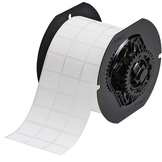 B33 Continuous White Polyester with Permanent Acrylic Adhesive Labels