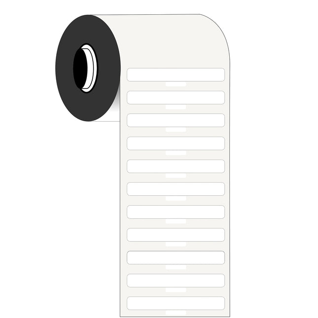 B33 Continuous White Polyester with Permanent Acrylic Adhesive Labels