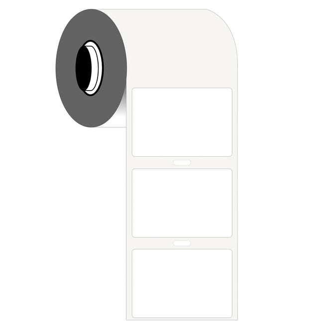 B33 Series White Vinyl Labels