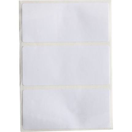 B33 Series White Polyester with Permanent Rubberbased Adhesive Labels