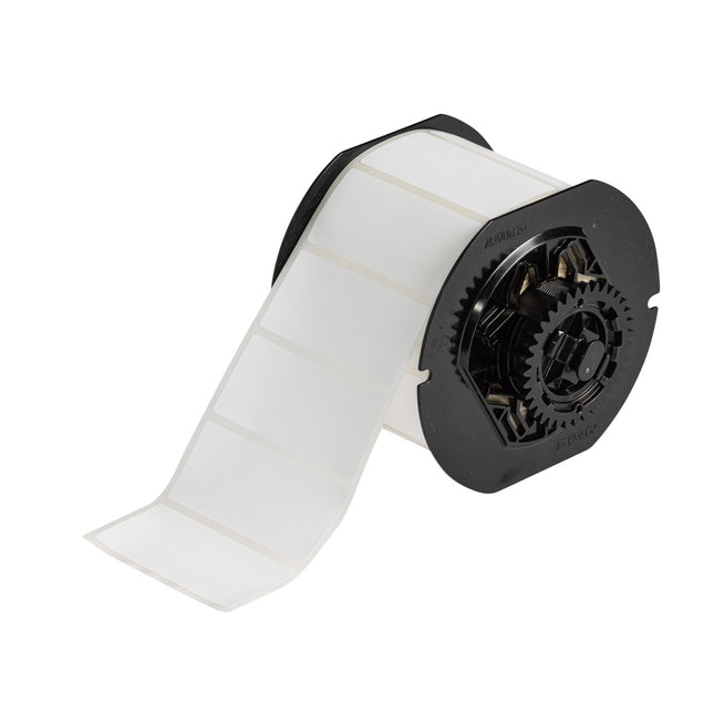 B33 Series Matt White Polyester Labels with min 25 recycled content