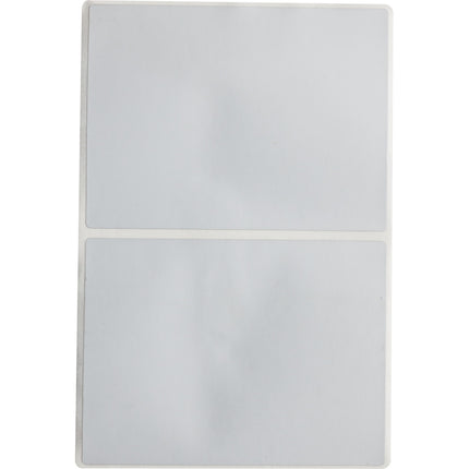 B33 Series Metallised Polyester with Permanent Rubberbased Adhesive Labels