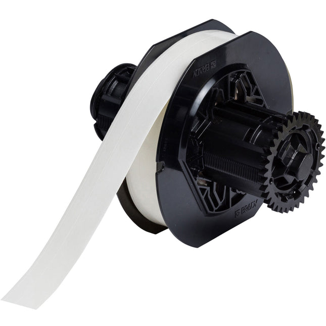 B33 Continuous White Polyester with Permanent Acrylic Adhesive Labels