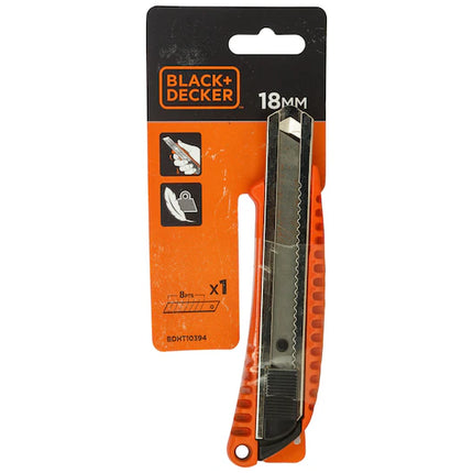 كتر شفرة ذاتي القفل 18 ملم بلاك+ديكر | BDHT10394