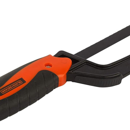Black+Decker BDHT20345 250mm Bi-Material Handle Mini Hacksaw

