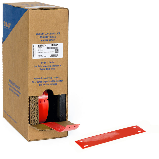 Bulk Linerless Polyester Cable Tag for M611 M610 BMP61 M710 and BMP71