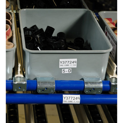 Metallised Matte Gray Polyester Labels for M710 and BMP71