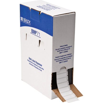 Repositionable MultiPurpose Vinyl Cloth Labels for M610 M611 BMP61 M710 and BMP71