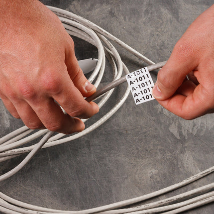 M410 BMP41 M510 BMP51 BMP53 M511 Continuous Repositionable Vinyl Cloth Terminal Block Labels