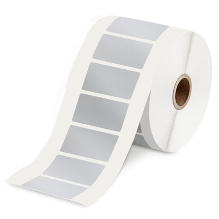 25 mm Small Core Matt Metallised Polyester Labels