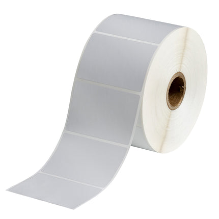 25 mm Small Core Matt Metallised Polyester Labels