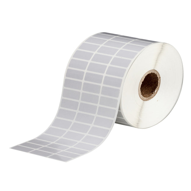 25 mm Small Core Matt Metallised Polyester Labels