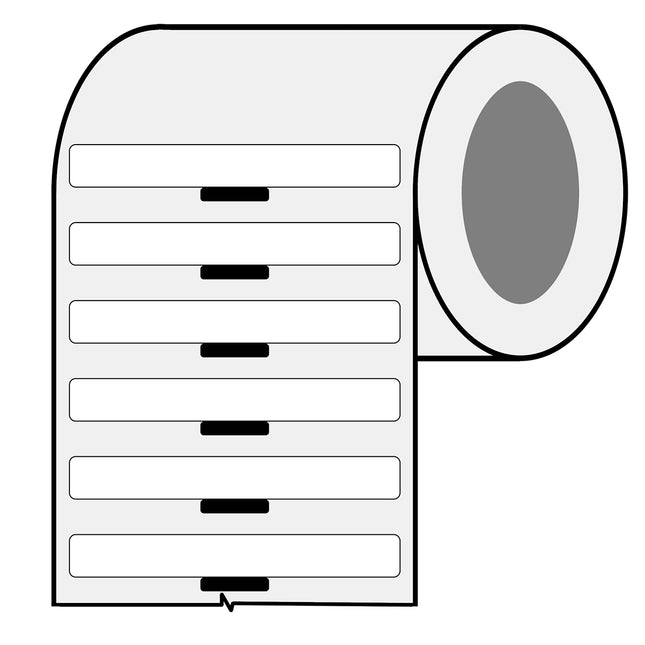 25 mm Small Core Matt White Polyester General Identification Labels