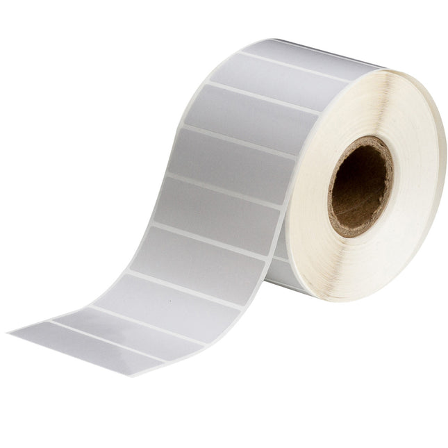 25 mm Small Core Matt Metallised Polyester Labels