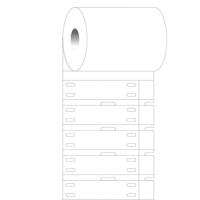 25 mm Small Core Polyethylene Tags