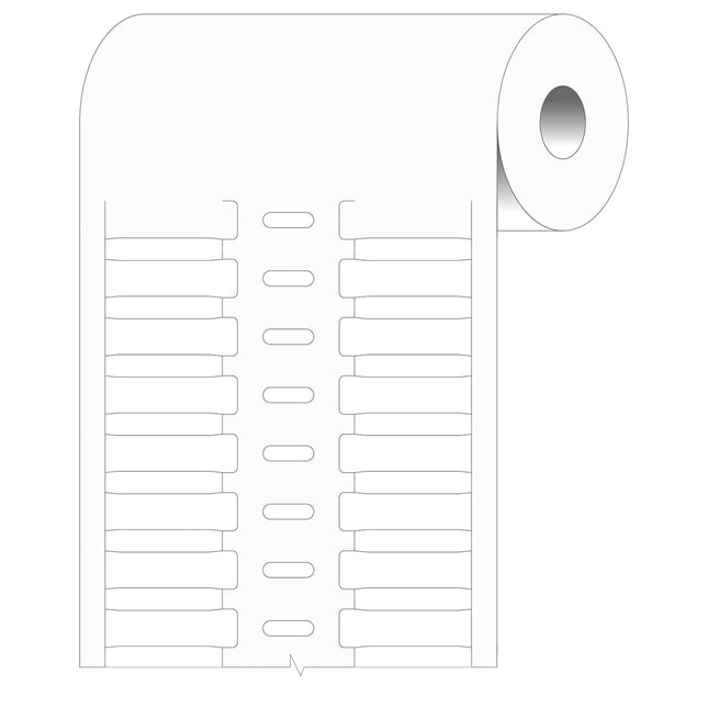 Rigid DuraSleeve Wire Marking labels for Thermal Transfer Printers