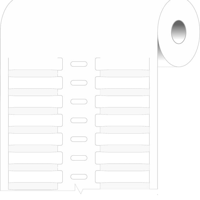 Rigid DuraSleeve Wire Marking labels for Thermal Transfer Printers