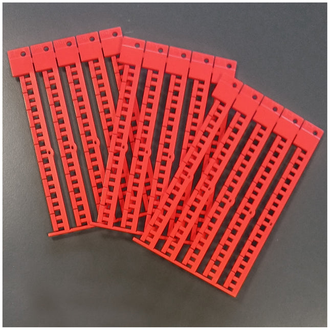 Red b r 11x3mm tag