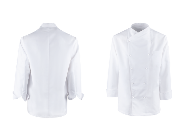 جاكيت شيف باللون الأبيض فورموير | CJK101M