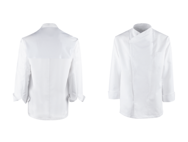 جاكيت شيف باللون الأبيض فورموير | CJK107M