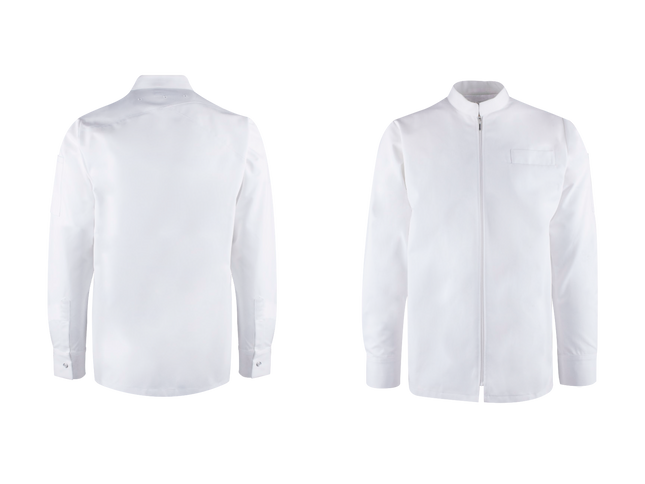 جاكيت شيف باللون الأبيض فورموير | CJK127M