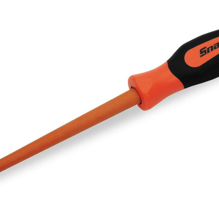 Snap-on 3/16" Non-Conductive Composite Flat Tip Soft Grip Screwdriver | CNSGDF66B