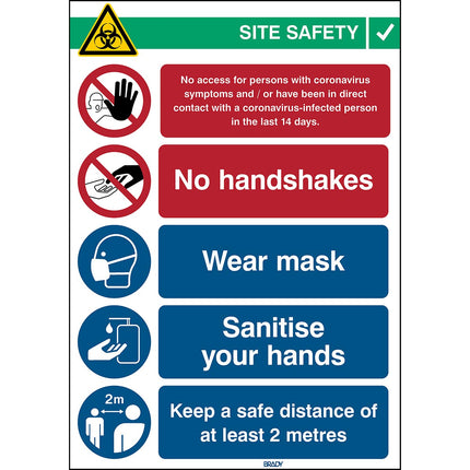 Safety Sign COVID19Reception3