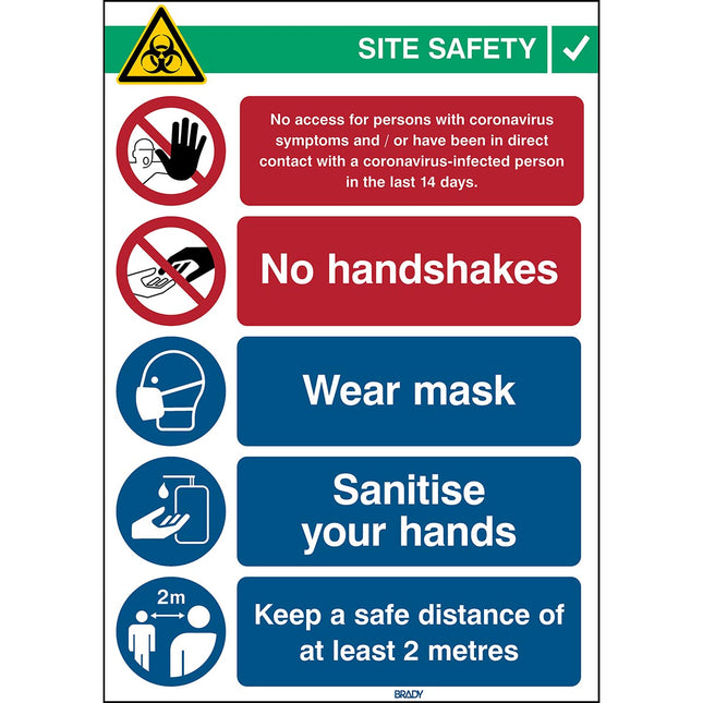 Safety Sign COVID19Reception3