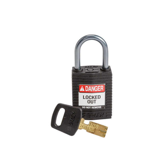 SafeKey Compact Nylon Lockout Padlocks with Alumium Shackle
