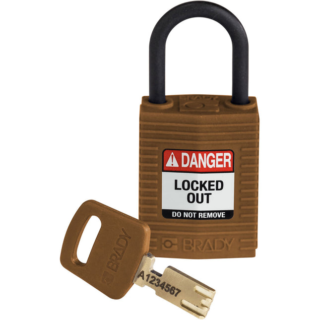 SafeKey Compact Nylon Lockout Padlocks