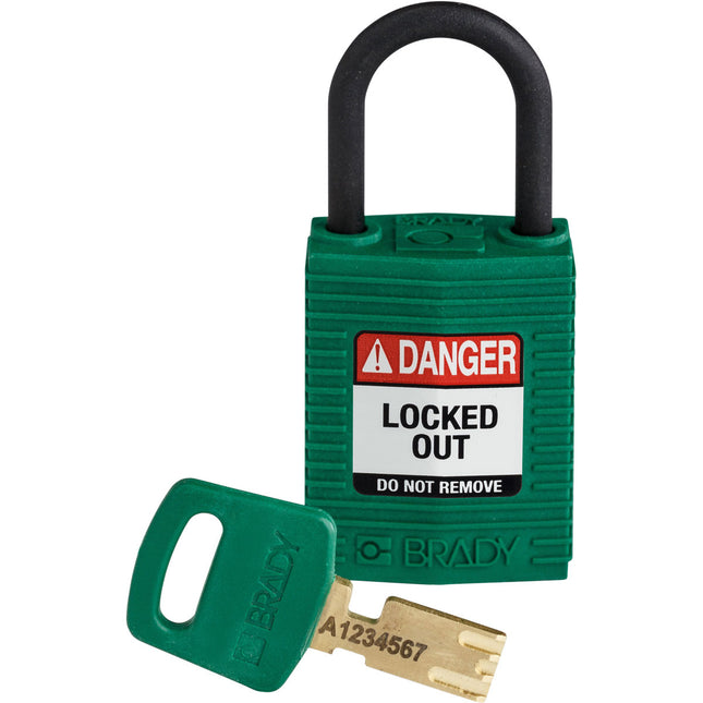 SafeKey Compact Nylon Lockout Padlocks