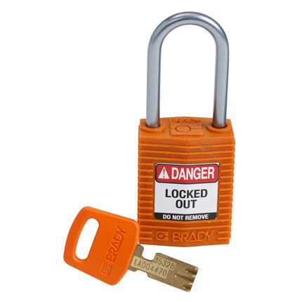 SafeKey Compact Nylon Lockout Padlocks with Alumium Shackle