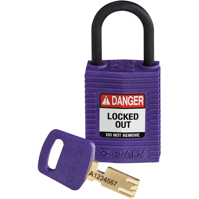 SafeKey Compact Nylon Lockout Padlocks