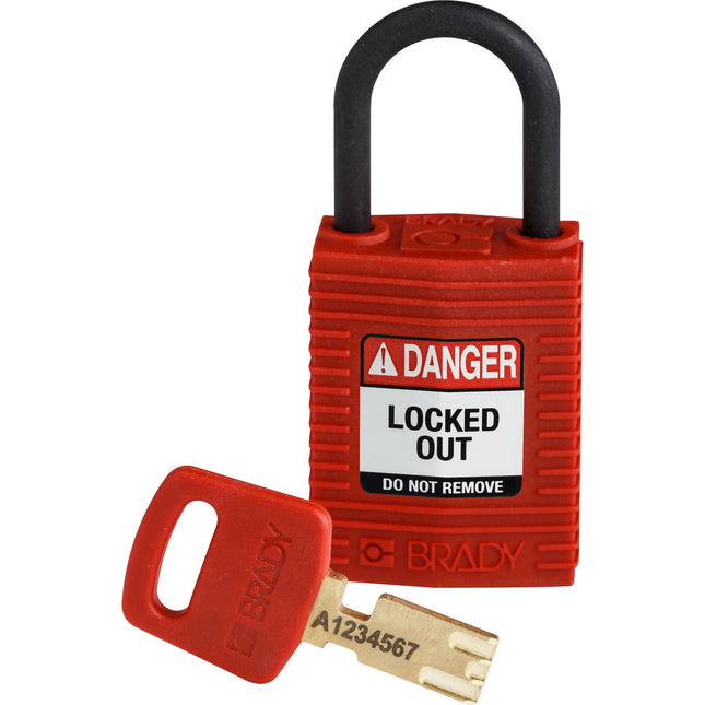 SafeKey Compact Nylon Lockout Padlocks