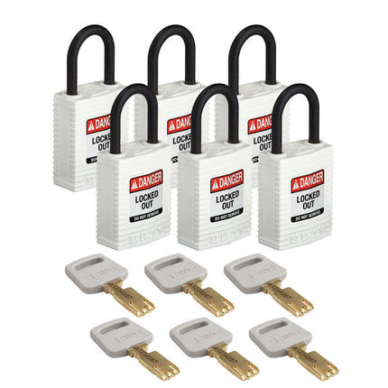 SafeKey Compact Nylon Lockout Padlocks