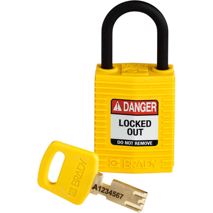 SafeKey Compact Nylon Lockout Padlocks