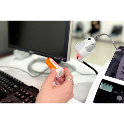 CR1100 Barcode Reader with stand