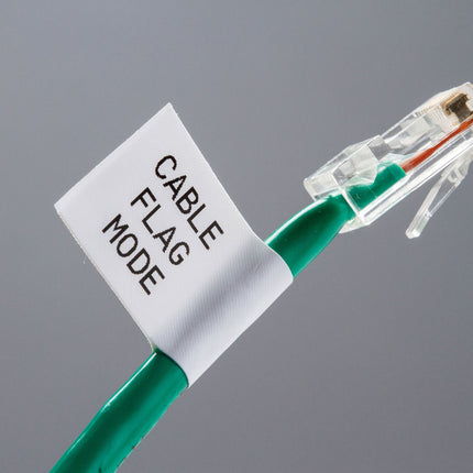 M211 and M210 Nylon Cloth Patch Panel and Wire and Cable Labels