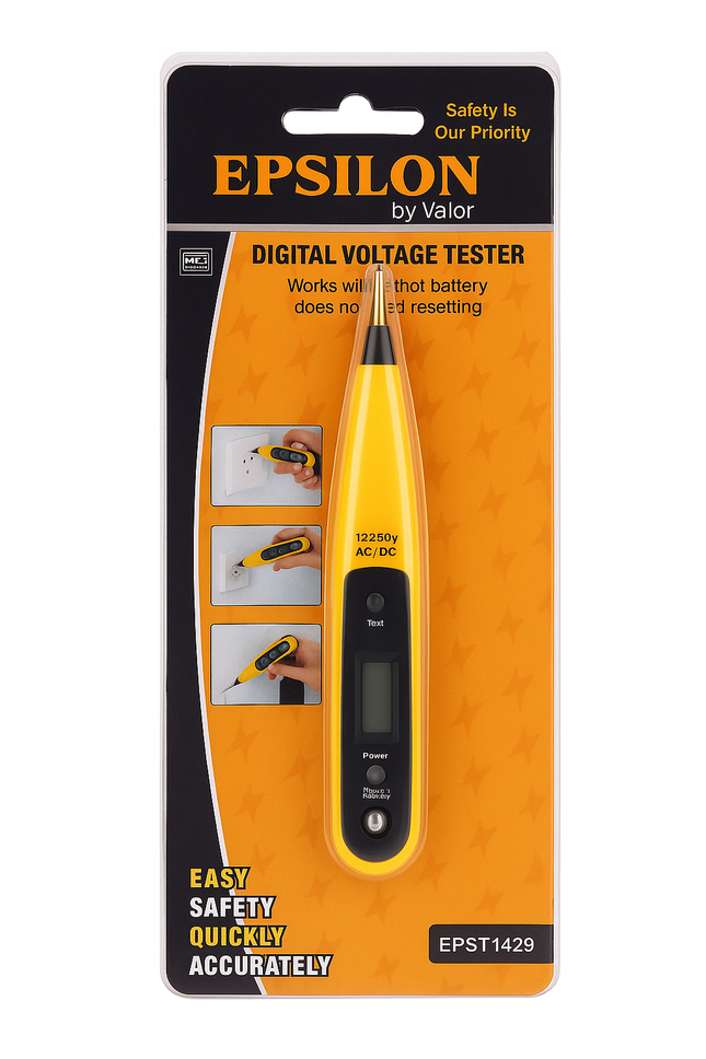 Epsilon Digital Voltage Tester 12–220V | EPST1429
