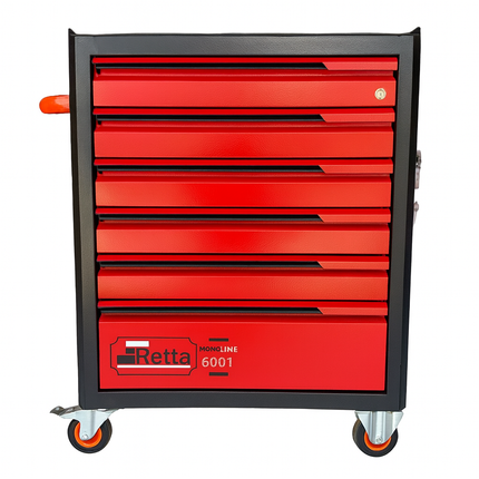 Retta Monoline 245 Piece Tool Trolley with 6 Drawers | RTA6205