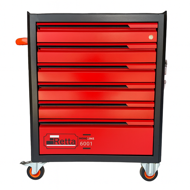 Retta Monoline 245 Piece Tool Trolley with 6 Drawers | RTA6205